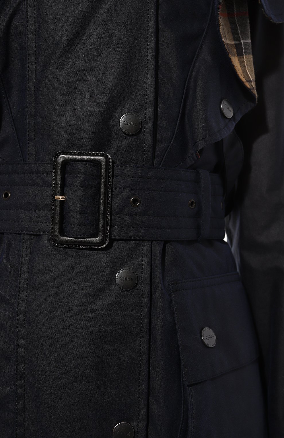 Хлопковая куртка chloé x barbour CHLOÉ, арт. CHC23SVE90048, фото 5