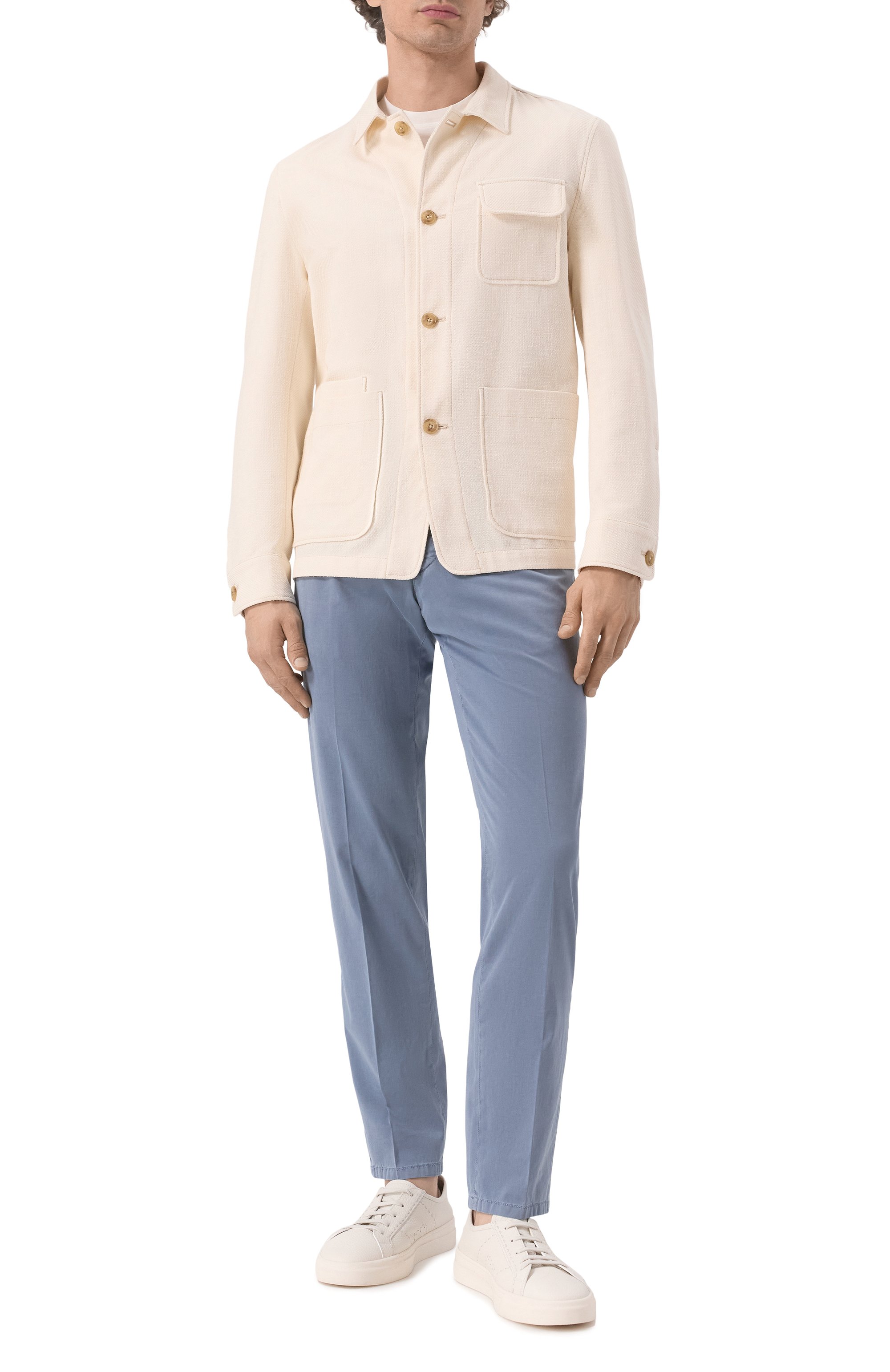 Хлопковая куртка-рубашка L.B.M. 1911, арт. 2832/52009, фото 2