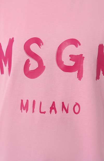 Хлопковая футболка MSGM, арт. 3541MDM510/237798, фото 5