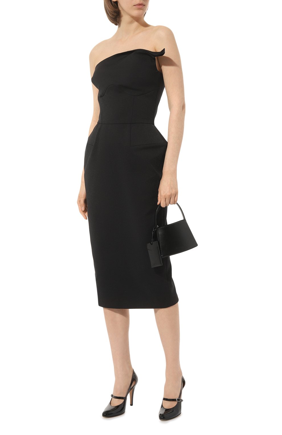 Платье из хлопка и кашемира BORNE BOURGEOIS, арт. SW-DR-BO-2001, фото 2