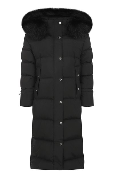 Женский пуховик MOORER, арт. BREUIL/FUR-STP