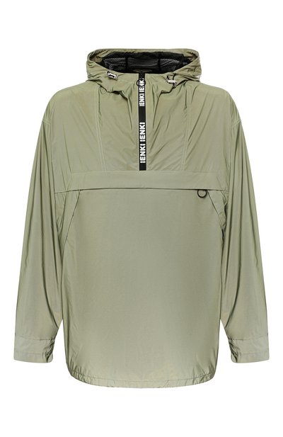 Анорак с капюшоном IENKI IENKI зеленого цвета по цене 74500 руб., арт. AN0RAK MAN/REFLECTIVE NYL0N, фото 1 Анорак с капюшоном IENKI IENKI, арт. AN0RAK MAN/REFLECTIVE NYL0N, фото 1