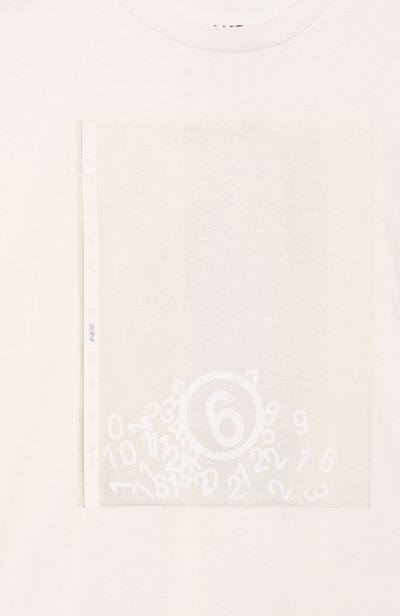 Хлопковая футболка MM6, арт. M61125/MM08G, фото 3