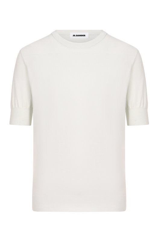 Хлопковый пуловер Jil Sander J02GC0117/J15383 Голубой J02GC0117/J15383