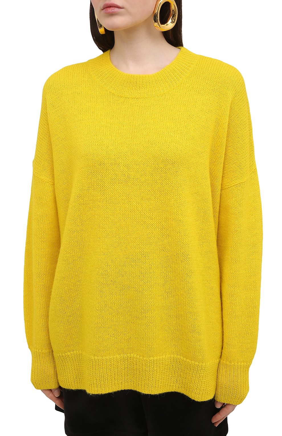 Шерстяной пуловер ISABEL MARANT ETOILE желтого цвета по цене 43650 руб., арт. PU0871-21P061E/GAE, фото 3 Шерстяной пуловер ISABEL MARANT ETOILE, арт. PU0871-21P061E/GAE, фото 3