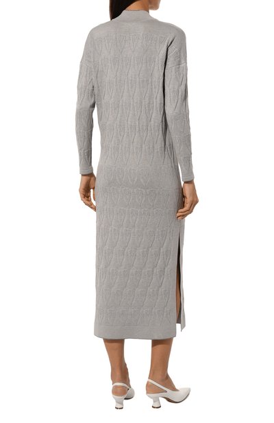 Платье из шелка и кашемира FREEAGE, арт. W25.DR114.6039.901, фото 4