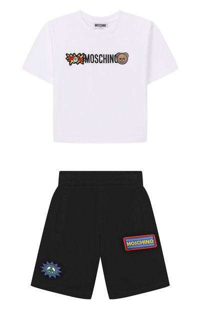 Комплект из футболки и шорт MOSCHINO, арт. HUG00U/LCA19_001