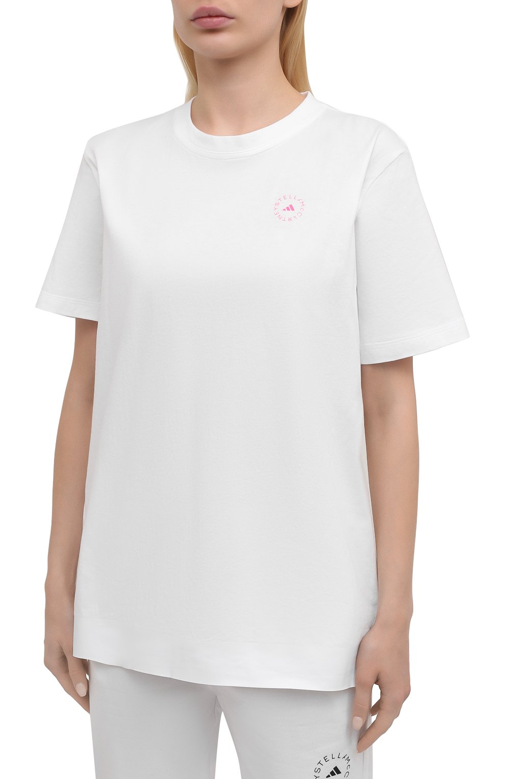 Хлопковая футболка ADIDAS BY STELLA MCCARTNEY, арт. GL5268, фото 3