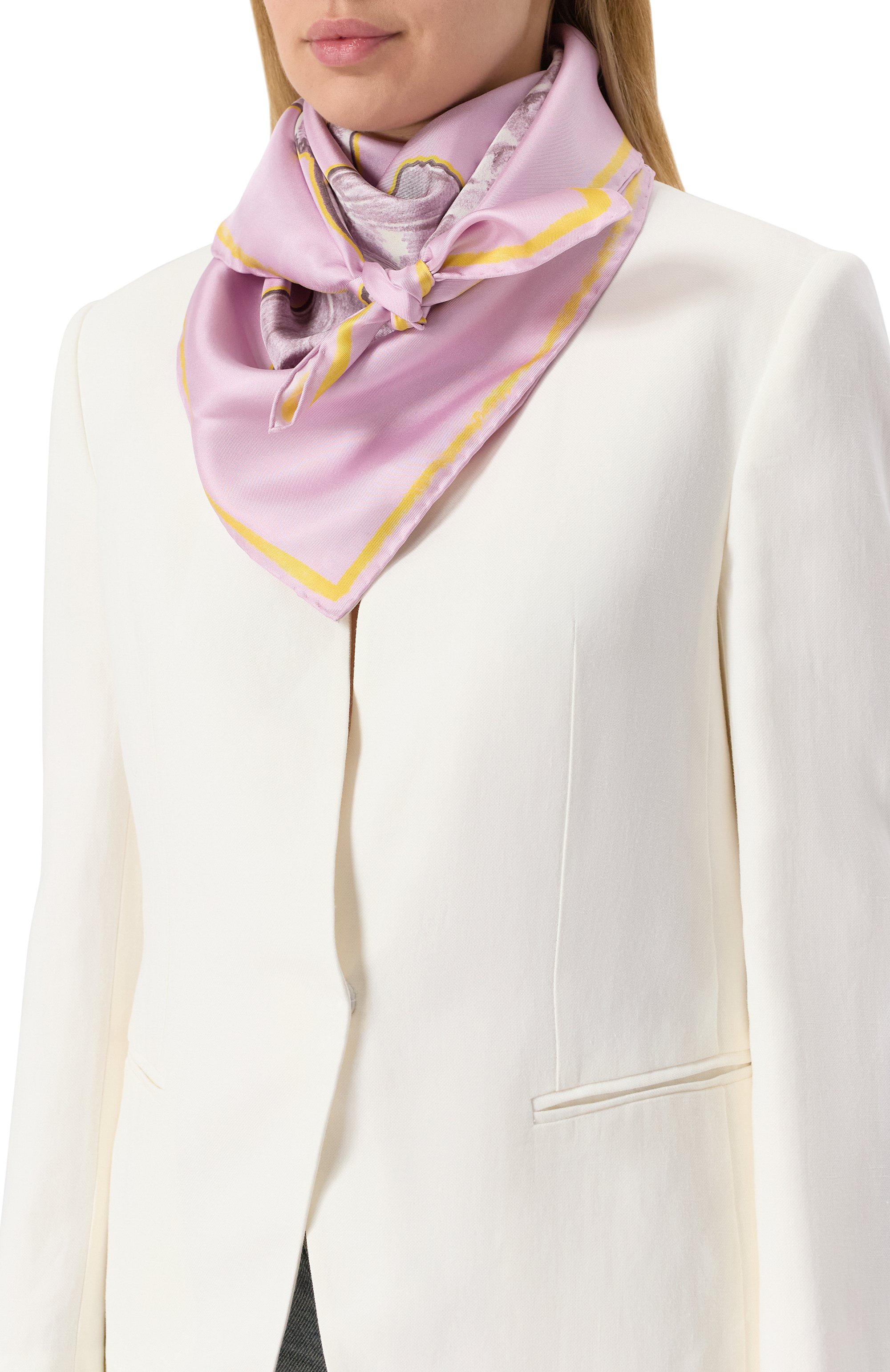 Шелковый платок BURBERRY, арт. 8108328, фото 2