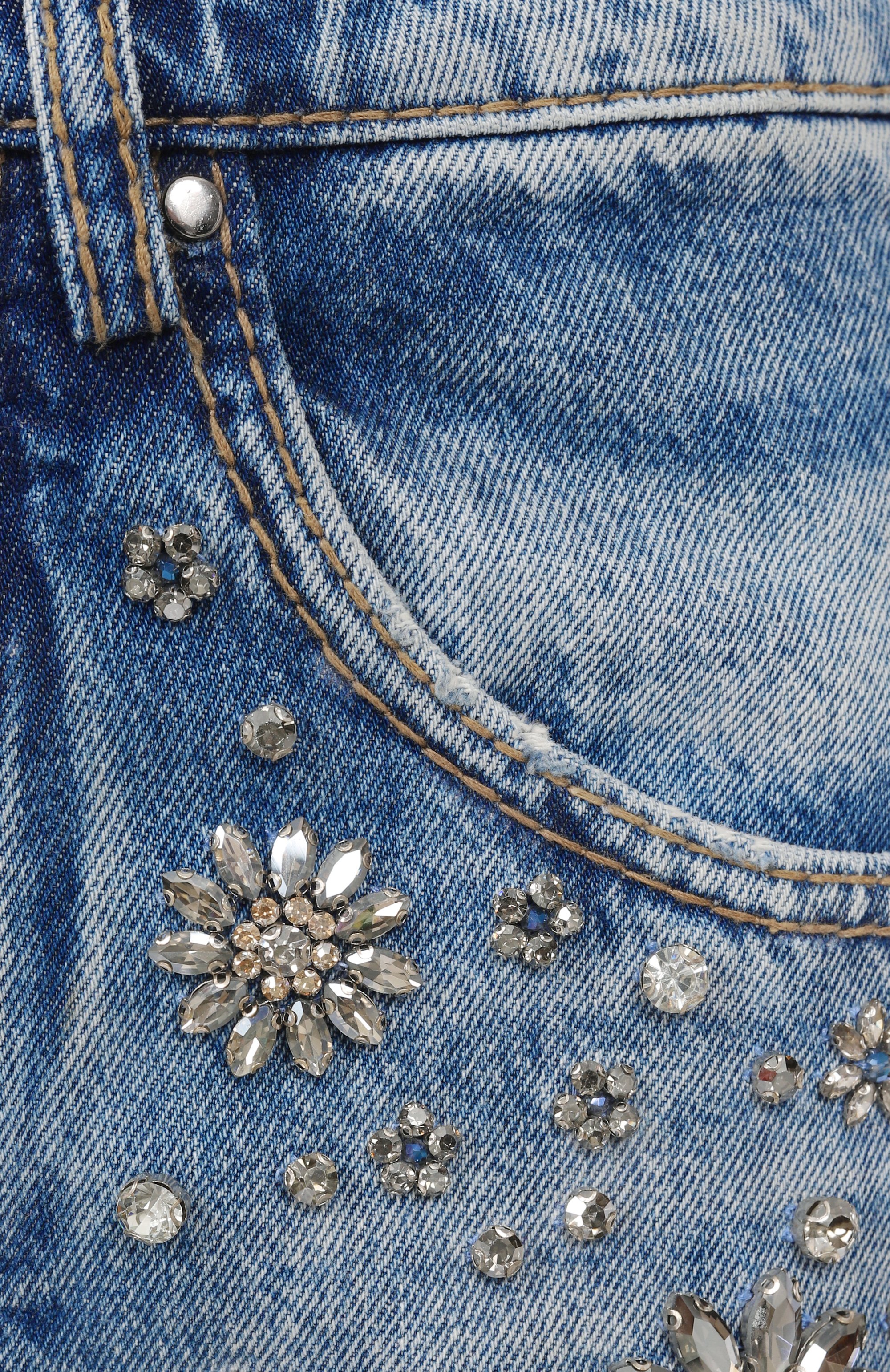 Джинсы с отделкой стразами DICE KAYEK, арт. SS25P332, фото 6