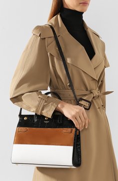 Женская сумка title small BURBERRY разноцветного цвета, арт. 8022971 | Фото 5 (Сумки-технические: Сумки через плечо, Сумки top-handle; Материал: Натуральная кожа; Материал сплава: Проставлено; Ремень/цепочка: На ремешке; Драгоценные камни: Проставлено; Размер: small; Статус проверки: Проверена категория)