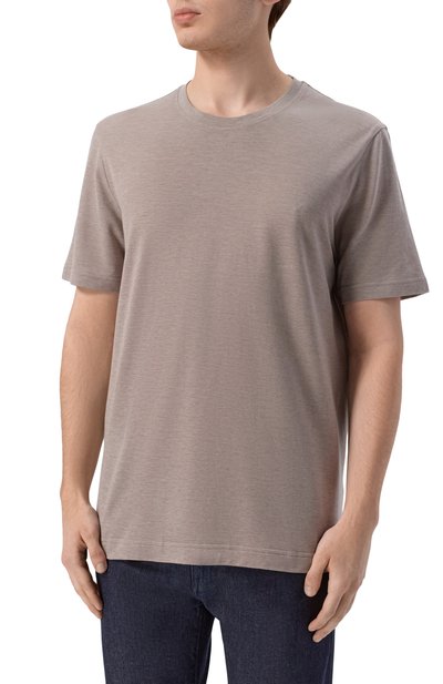 Футболка из лиоцелла и хлопка CAPOBIANCO, арт. 20M660.TM00., фото 3