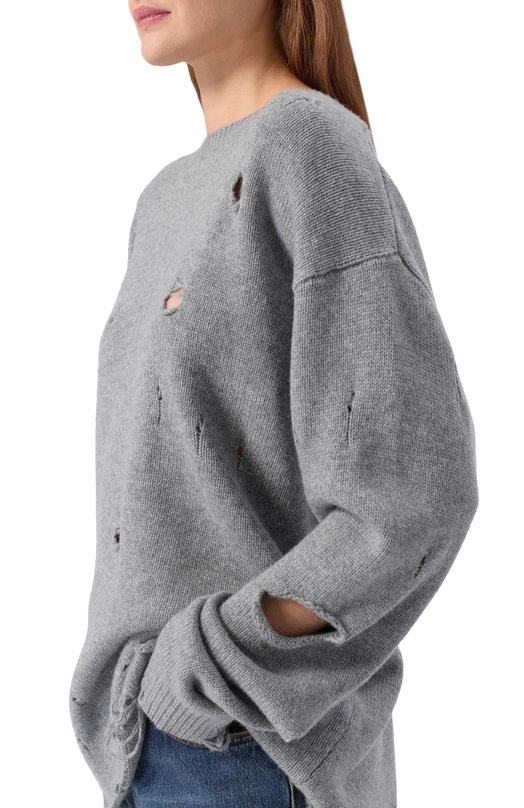 Свитер из шерсти и кашемира Addicted AD1004 Серый  AD1004 Фото 5