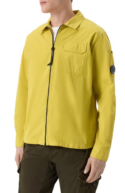 Хлопковая куртка-рубашка C.P. COMPANY, арт. 20CM0S705A/110143G, фото 3