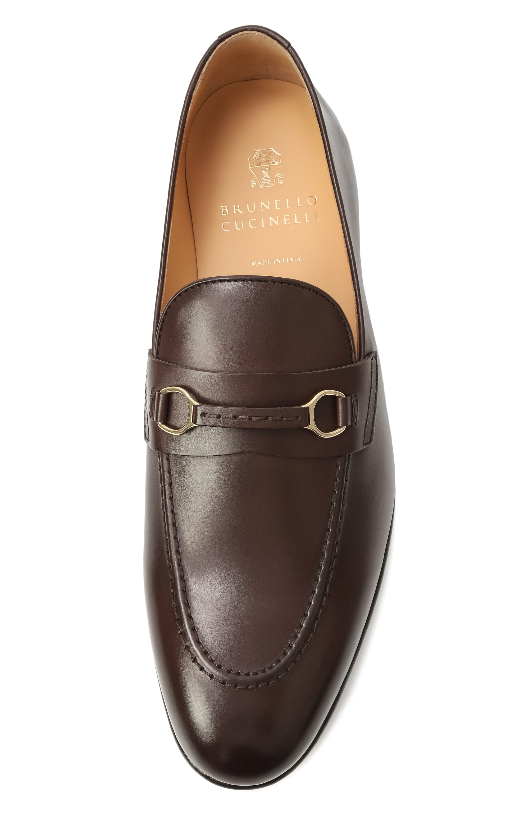 Кожаные лоферы BRUNELLO CUCINELLI, арт. MZUDIPG728, фото 6