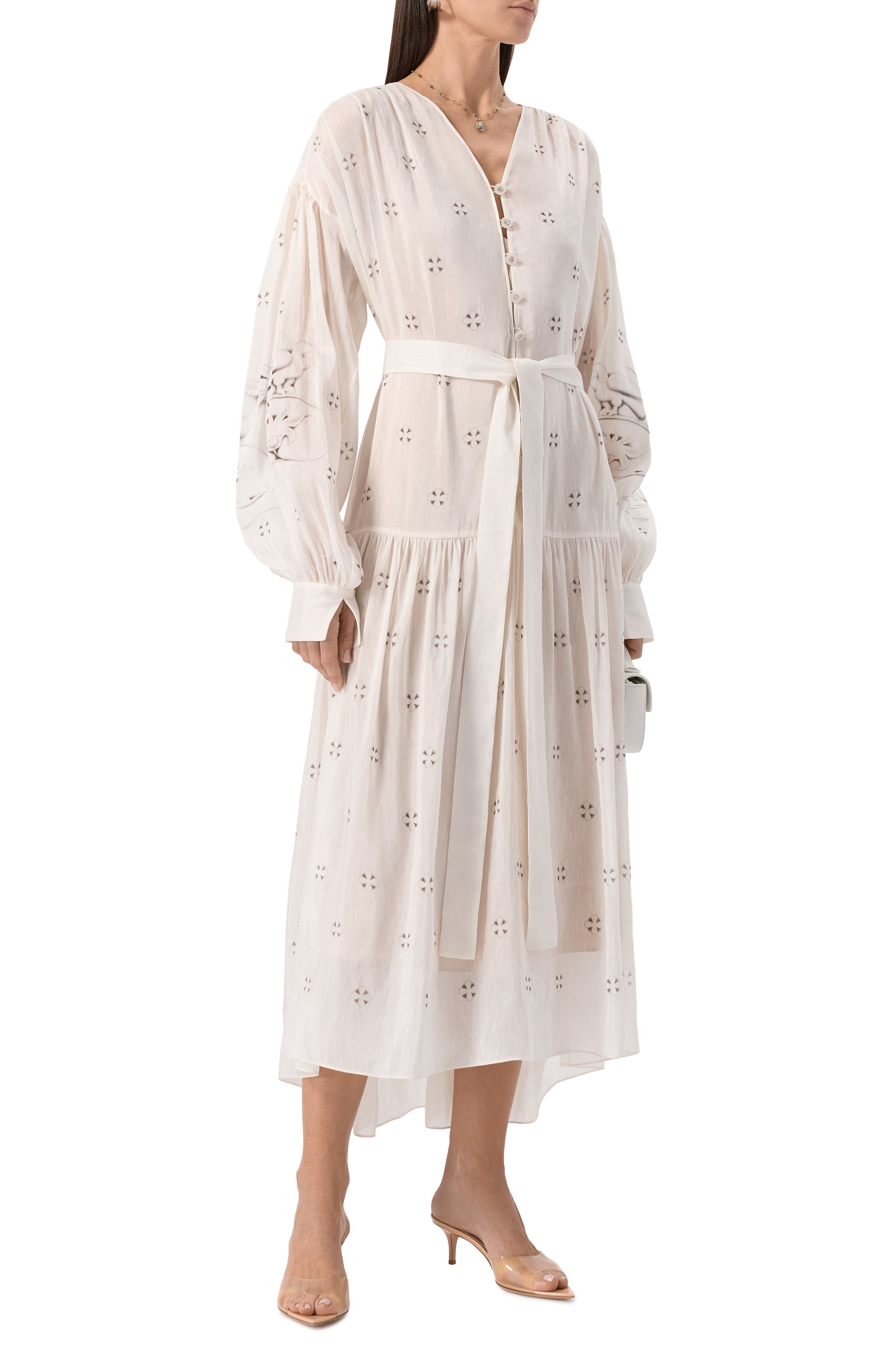 Платье изо льна и шелка AKHMADULLINA, арт. 1125.5D120/L001, фото 2