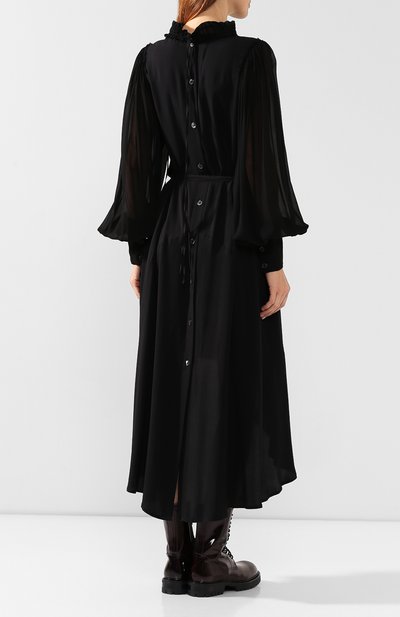 Платье из вискозы ANN DEMEULEMEESTER, арт. 1902-2250-P-160-099, фото 4