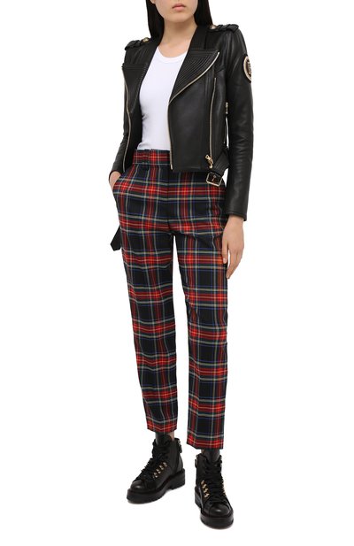 Кожаная куртка BALMAIN черного цвета по цене 298000 руб., арт. UF18249/L025, фото 2 Кожаная куртка BALMAIN, арт. UF18249/L025, фото 2