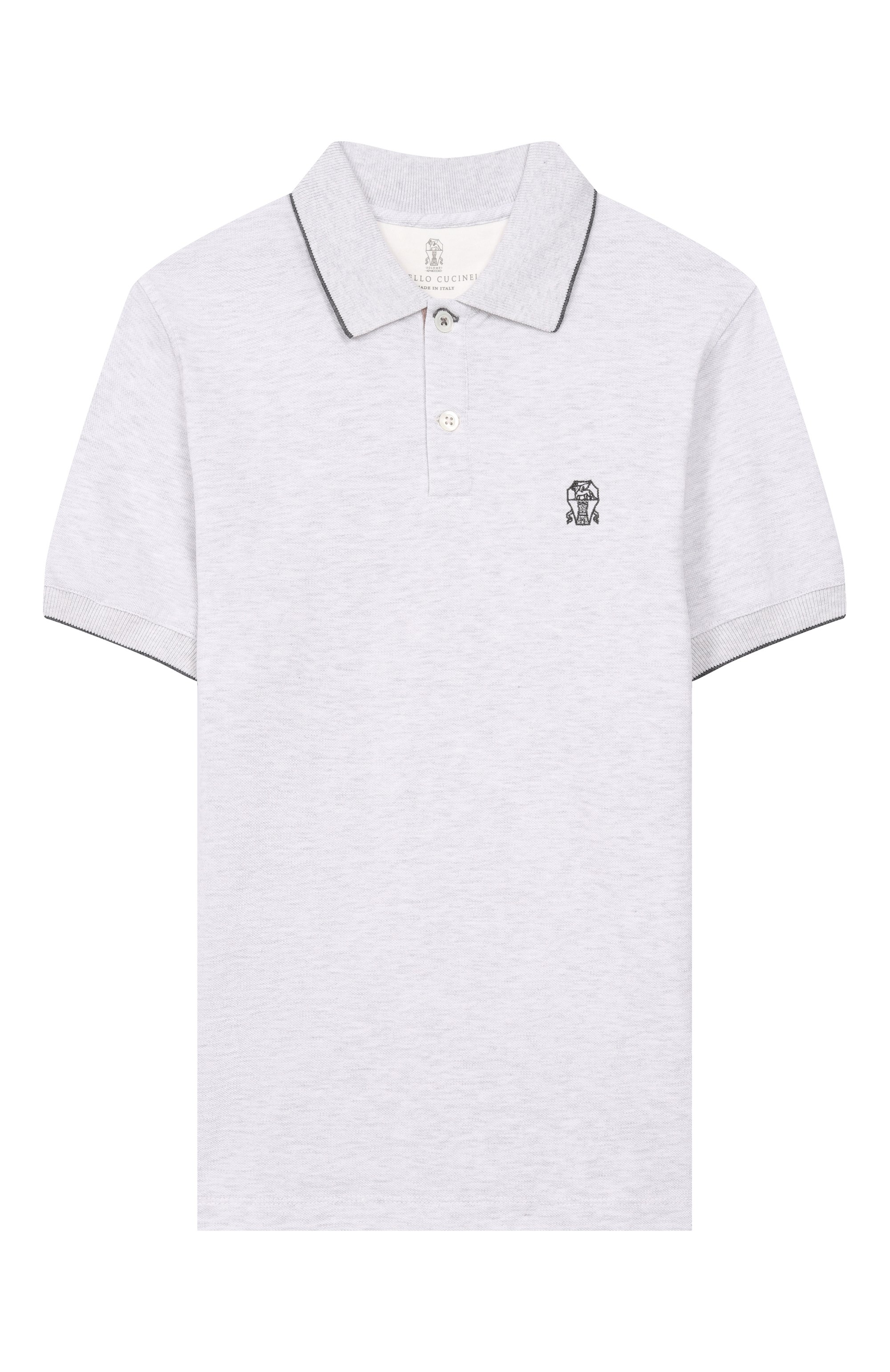 Хлопковое поло BRUNELLO CUCINELLI, арт. BE854T315C, фото 1
