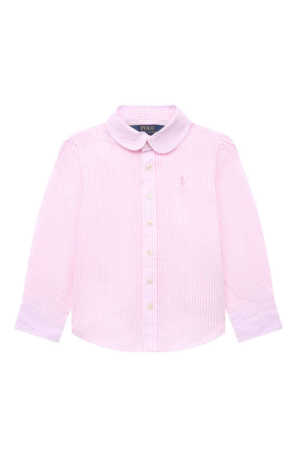 Хлопковая блузка POLO RALPH LAUREN розового цвета по цене 9470 руб., арт. 311860112, фото 1 Хлопковая блузка POLO RALPH LAUREN, арт. 311860112, фото 1