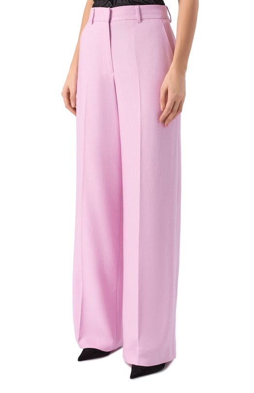 Брюки из вискозы MSGM 4041MDP25/267127 Розовый  4041MDP25/267127 Фото 3