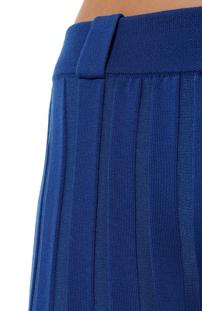 Брюки из шерсти и вискозы AND THE BRAND синего цвета по цене 53760 руб., арт. W23-P010L-1202-444, фото 5 Брюки из шерсти и вискозы AND THE BRAND, арт. W23-P010L-1202-444, фото 5