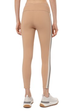 Женские легинсы PALM ANGELS бежевого цвета, арт. PWVG008S24FAB001 | Фото 4 (Длина (брюки, джинсы): Стандартные; Драгоценные камни: Проставлено; Материал сплава: Проставлено; Материал внешний: Синтетический материал; Стили: Кэжуэл; Женское Кросс-КТ: Леггинсы-одежда, Леггинсы-спорт)