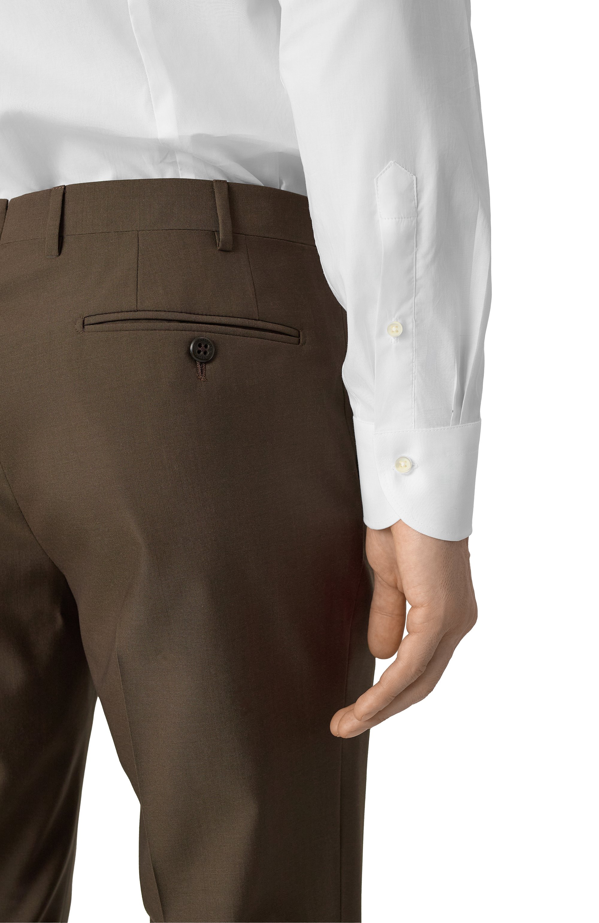 Хлопковая сорочка CANALI белого цвета по цене 33600 руб., арт. CCLX098/GA03456, фото 5 Хлопковая сорочка CANALI, арт. CCLX098/GA03456, фото 5