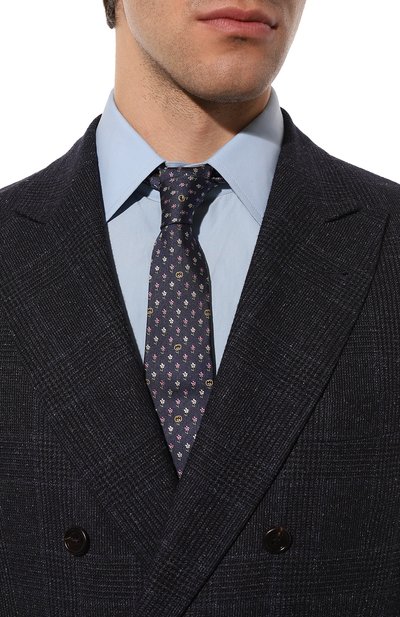 Шелковый галстук GUCCI, арт. 643815 4E002, фото 2