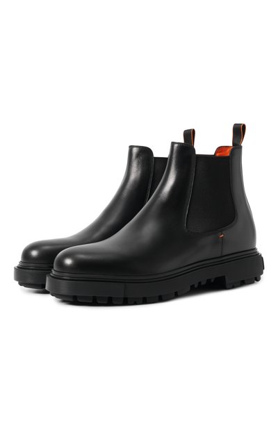 Мужские кожаные челси st. mortitz SANTONI, арт. MGSG19407NERBNTG