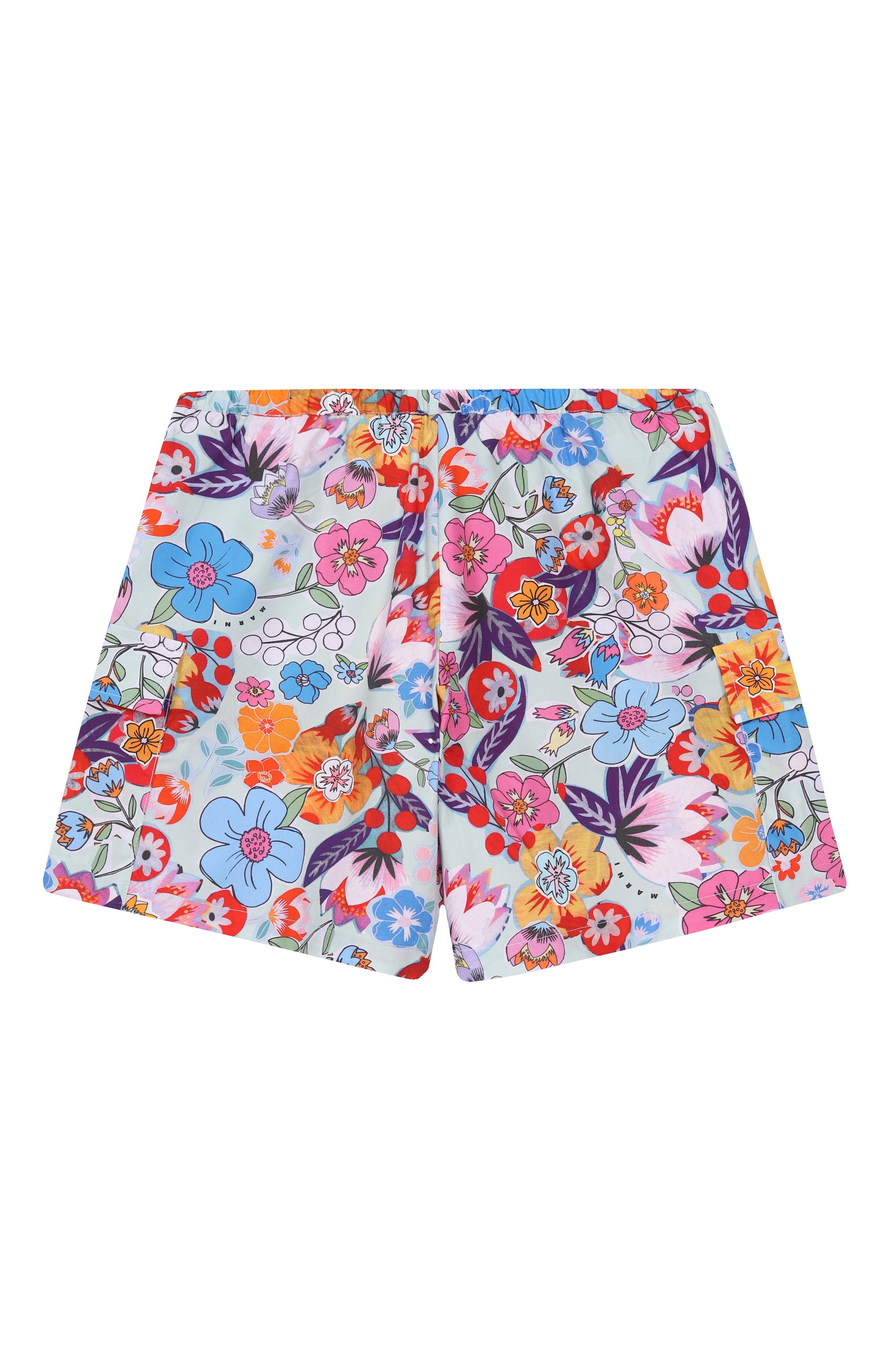 Хлопковые шорты MARNI, арт. M01339/M00TU, фото 2