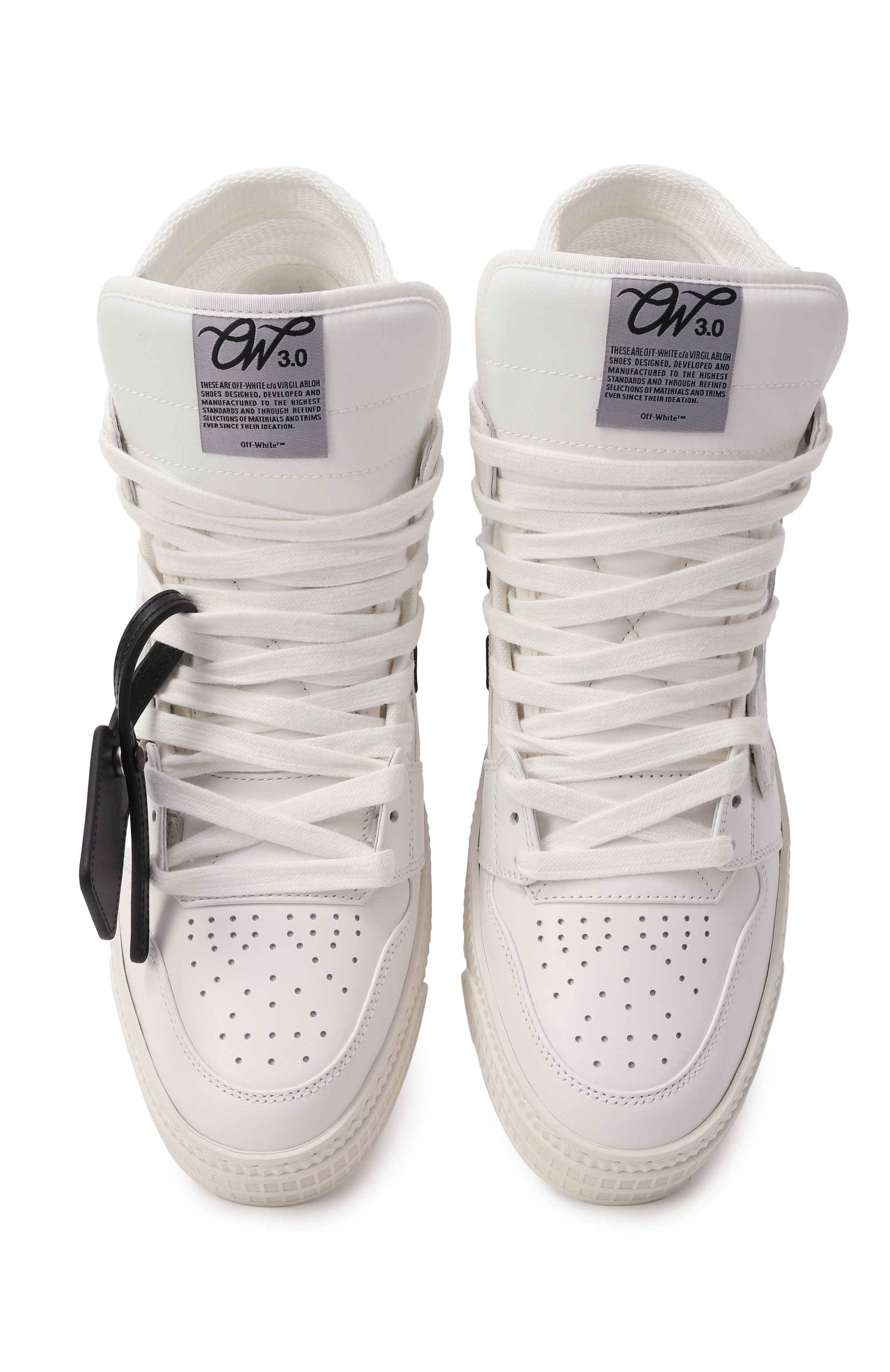 Кожаные кеды 3.0 off court courtesy OFF-WHITE, арт. 0MIA065C99LEA007, фото 6