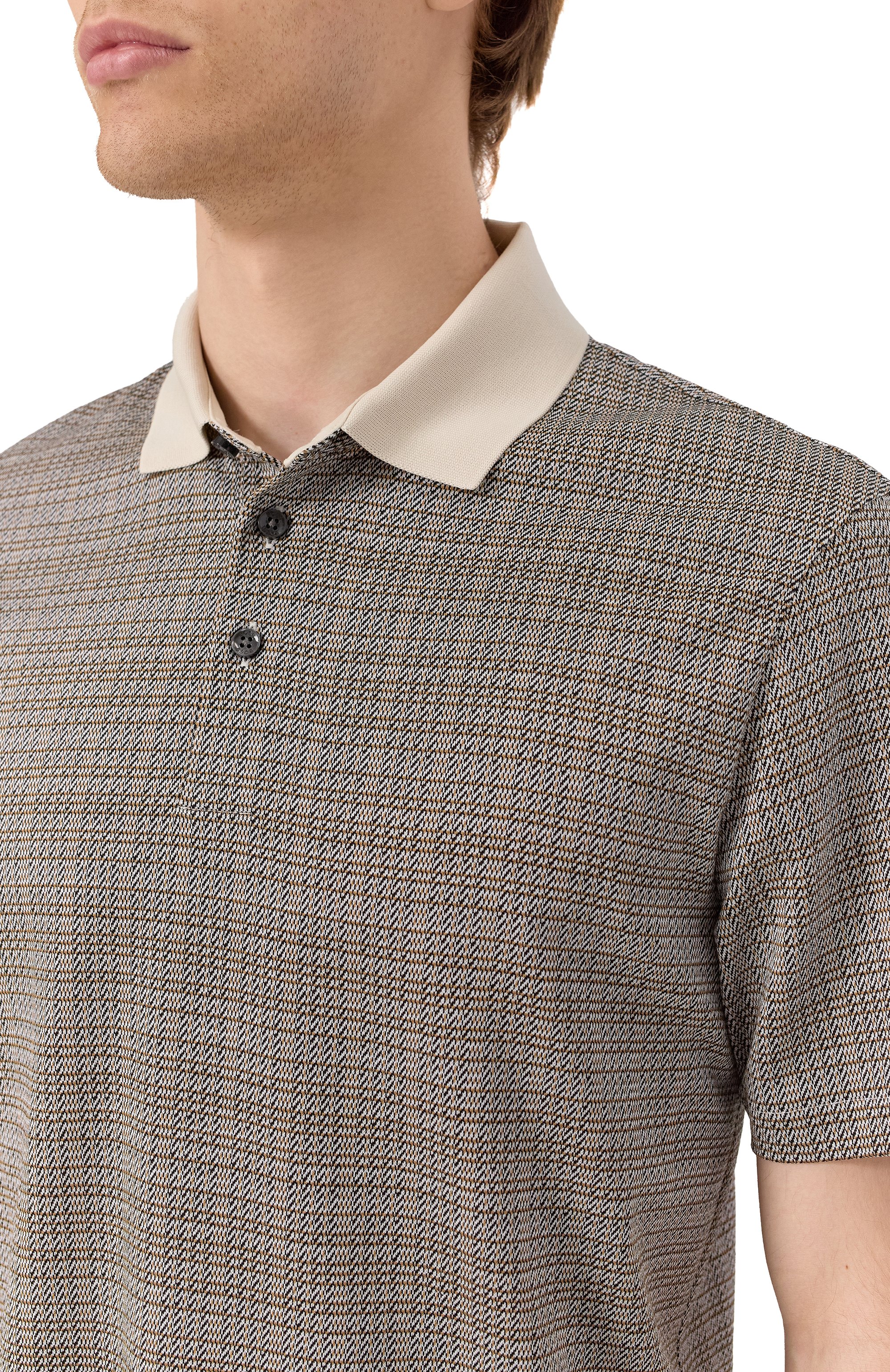 Хлопковое поло BOSS, арт. 50543402, фото 5