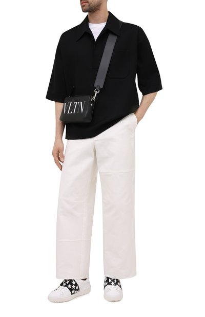 Кожаные кеды open VALENTINO, арт. WY2S0830/BVI, фото 2