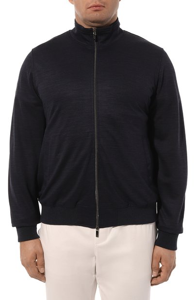 Толстовка из лиоцелла и шерсти MVST темно-синего цвета по цене 120000 руб., арт. 14M460.WV00.MUST./58-62, фото 3 Толстовка из лиоцелла и шерсти MVST, арт. 14M460.WV00.MUST./58-62, фото 3