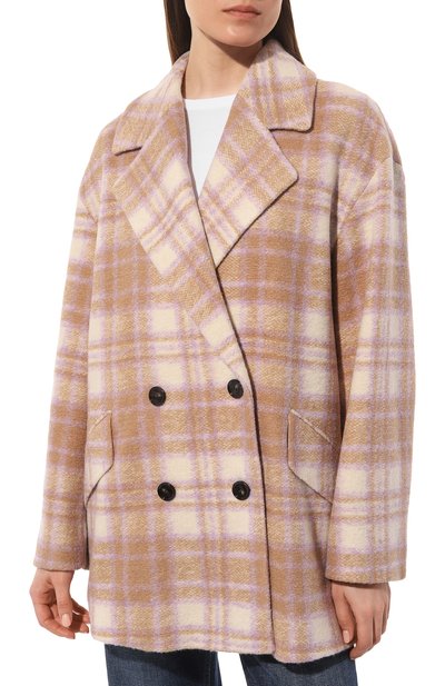 Пальто BOSS бежевого цвета по цене 34210 руб., арт. 50484041, фото 3 Пальто BOSS, арт. 50484041, фото 3