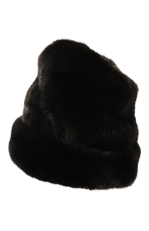 Меховая шапка Лилас из норки FurLand 0234400110262600000 Чёрный  0234400110262600000 Фото 3