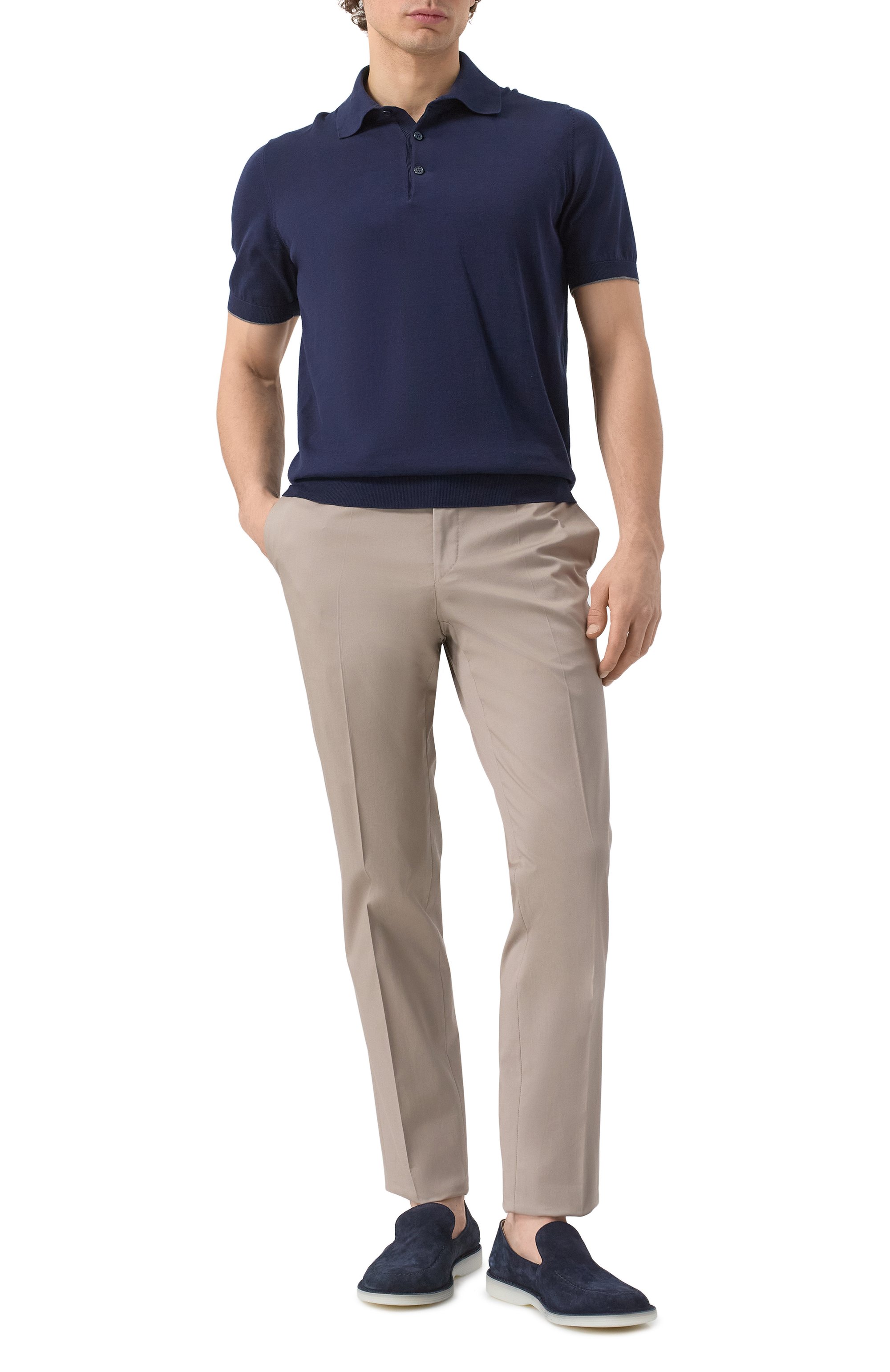 Замшевые лоферы PANTANETTI, арт. 18595A, фото 2