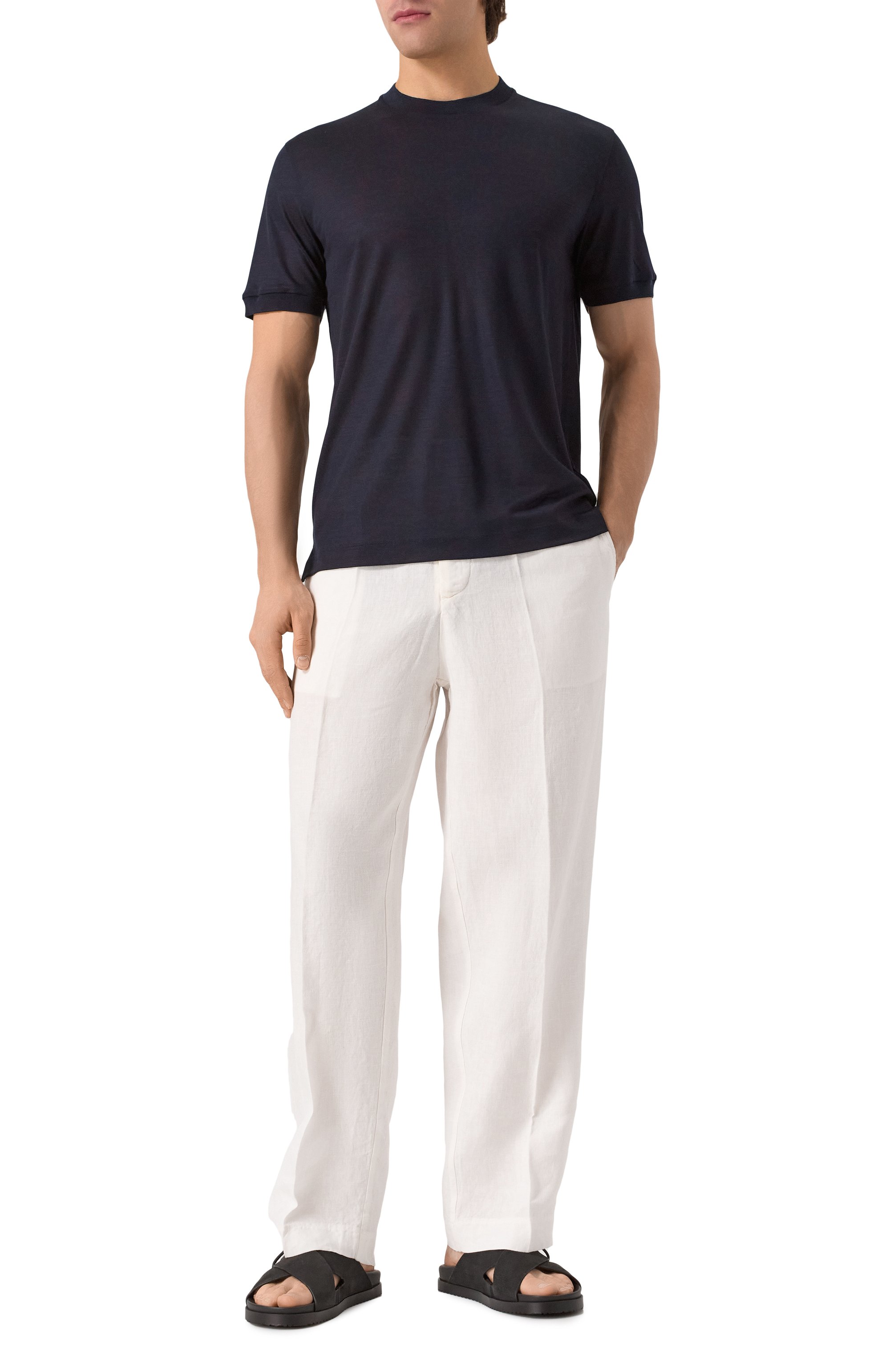 Шерстяная футболка CANALI, арт. T0894/MJ02248, фото 2