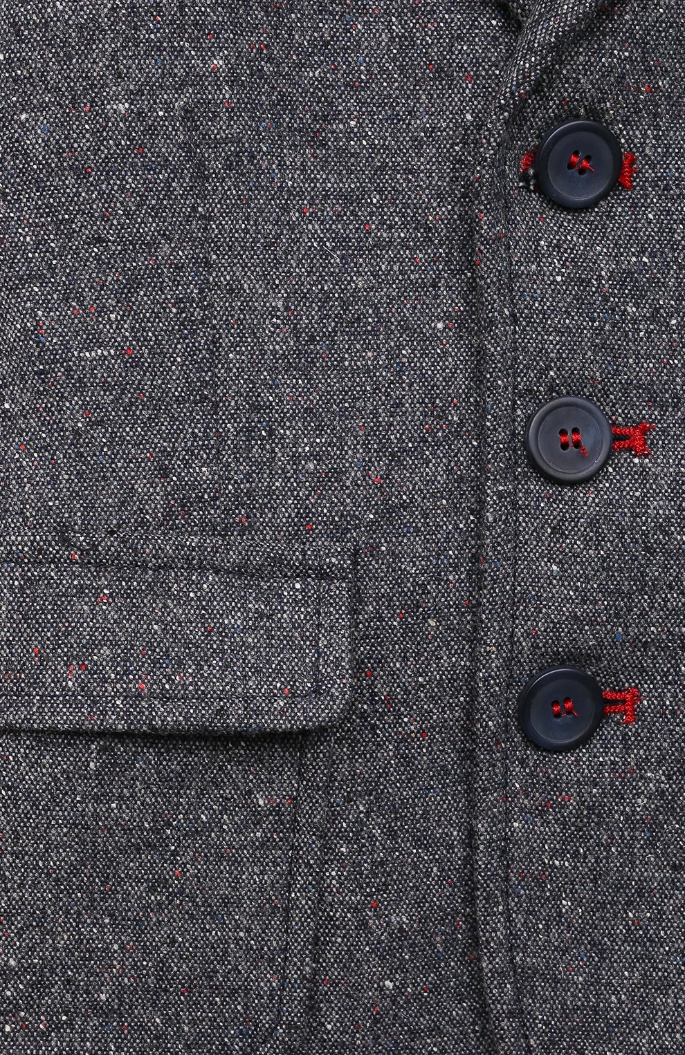 Пиджак IL GUFO синего цвета по цене 23350 руб., арт. A21GB033W5016/2A-4A, фото 3 Пиджак IL GUFO, арт. A21GB033W5016/2A-4A, фото 3