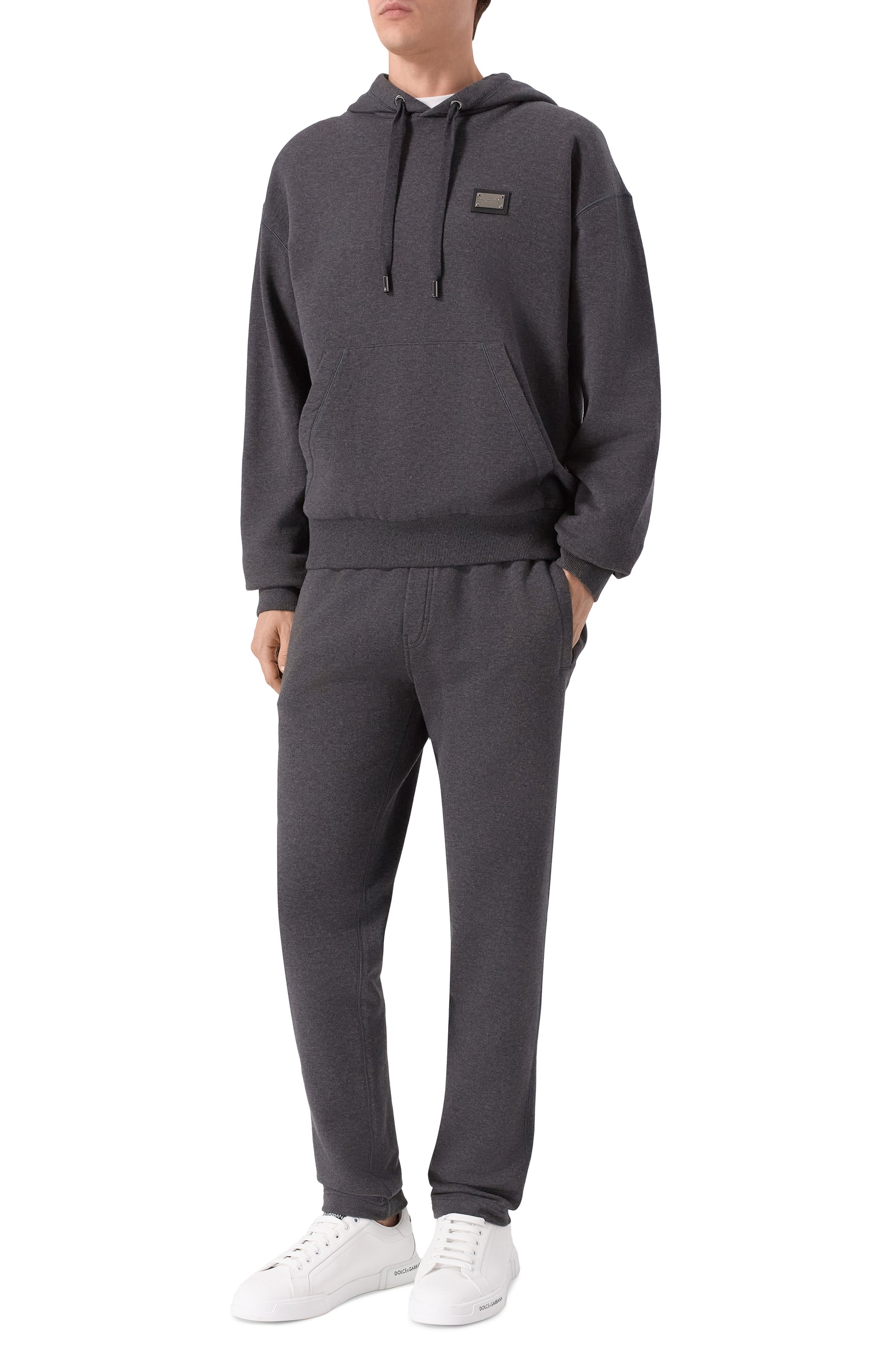 Хлопковые брюки DOLCE & GABBANA, арт. GZ12AT/G7P1C, фото 2