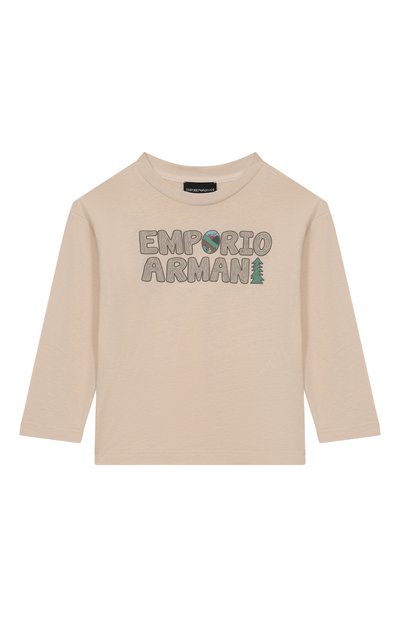 Хлопковый лонгслив EMPORIO ARMANI, арт. EB000729/AF17536