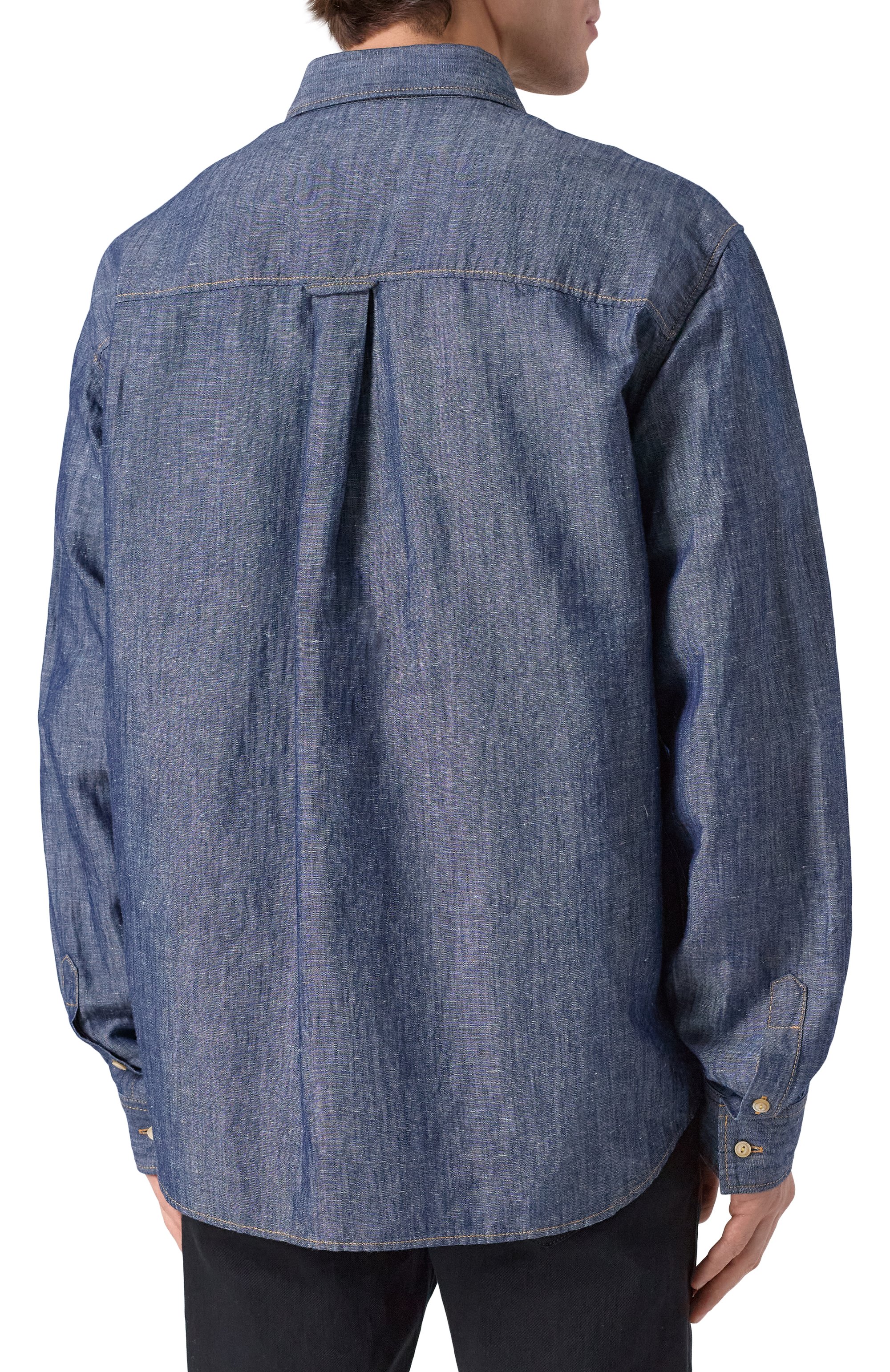 Рубашка из хлопка и льна DSQUARED2, арт. S74DM0896/D30012, фото 4