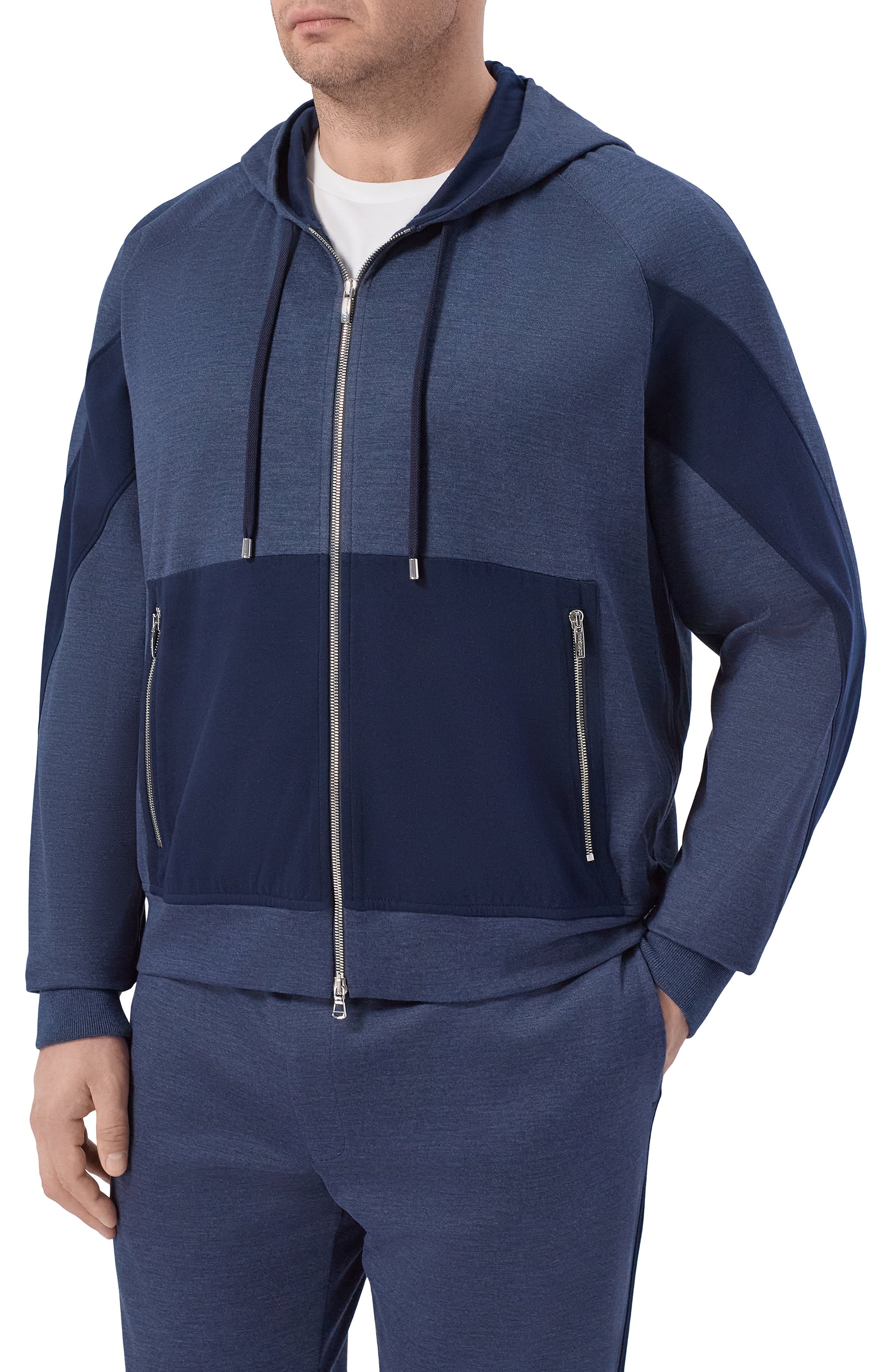 Толстовка из хлопка и шелка CORTIGIANI, арт. 4AF620, фото 3