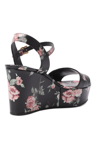 Кожаные босоножки lolita 105 DOLCE & GABBANA черного цвета по цене 155000 руб., арт. CZ0334/AZ046, фото 5 Кожаные босоножки lolita 105 DOLCE & GABBANA, арт. CZ0334/AZ046, фото 5