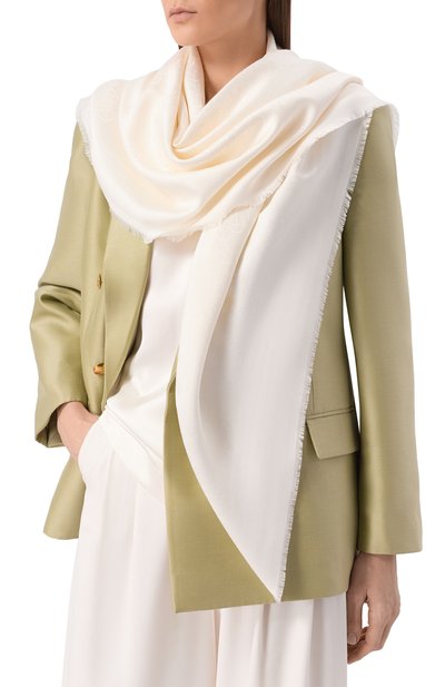 Женская шаль из шелка и шерсти ELIE SAAB, арт. 710010380