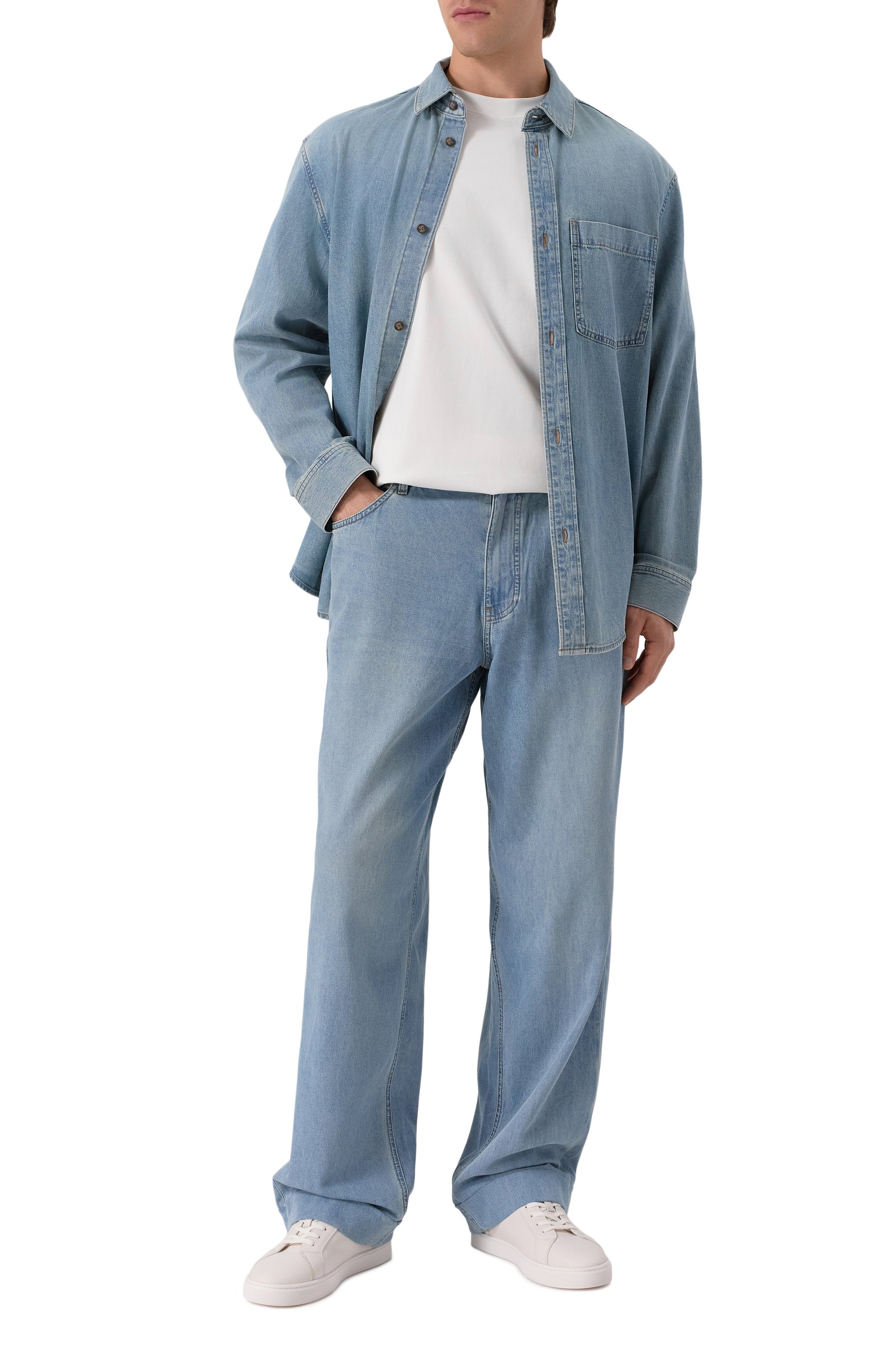 Хлопковая футболка 12 STOREEZ, арт. 126440, фото 2