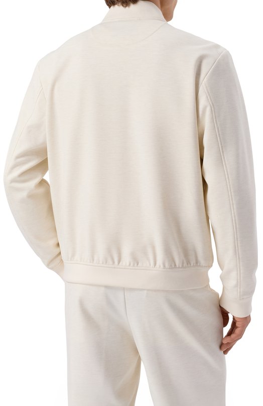 Бомбер BOSS 50554155 Кремовый  50554155 Фото 4