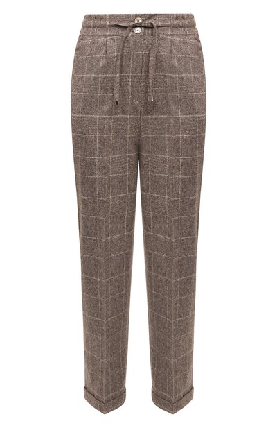 Женские брюки из шелка и шерсти KITON, арт. D53116K0541E01