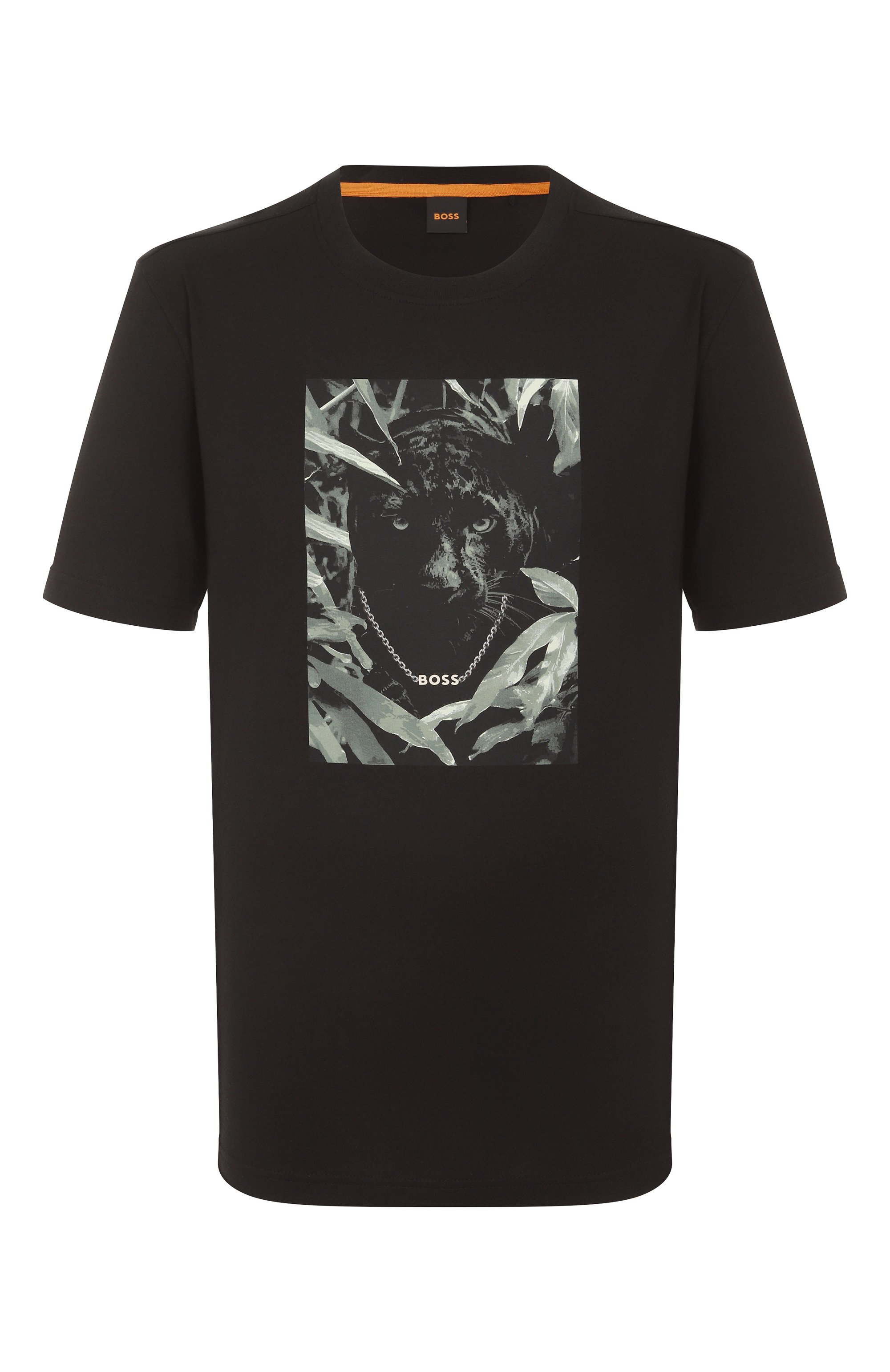 Хлопковая футболка BOSS ORANGE, арт. 50546362, фото 1